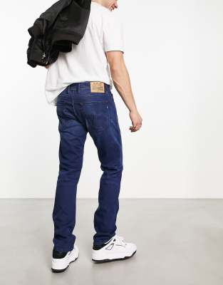 HUGO - HUGO  REPLAY straight-fit jeans in dark-blue stretch denim