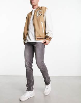 Replay straight leg jeans in grey - ASOS Price Checker