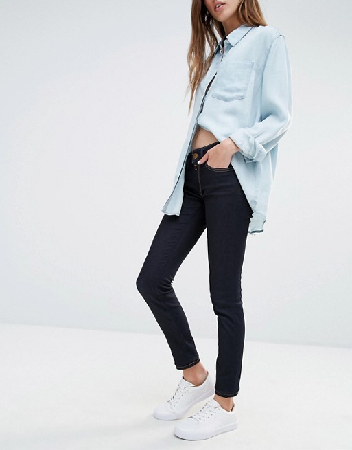 Replay Super Skinny Mid Rise Jeans