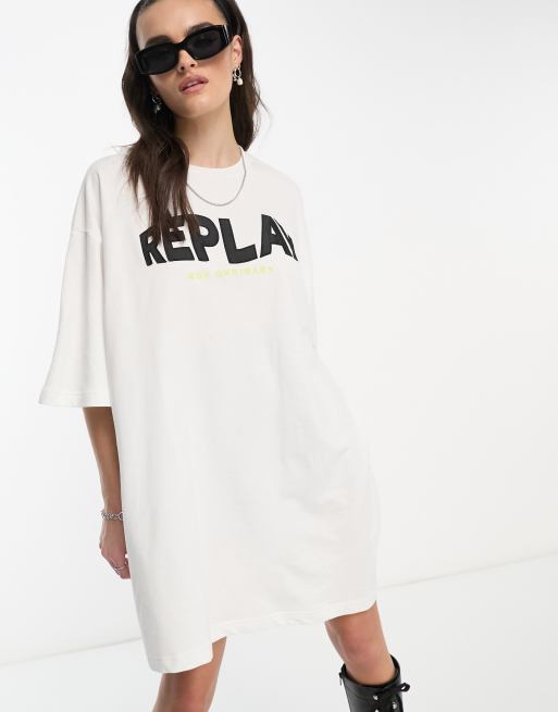 Girls white t shirt dress store