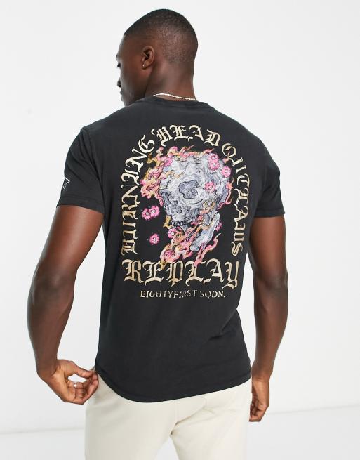 ソフトパープル REPLAY Tシャツ 通販