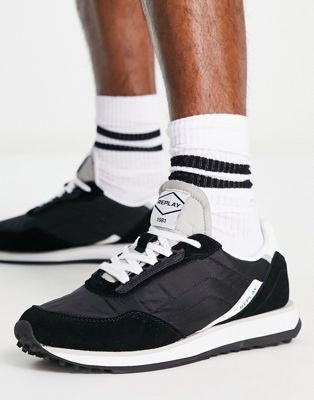 Replay trainers in black - ASOS Price Checker