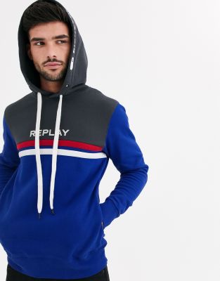 two colour hoodies