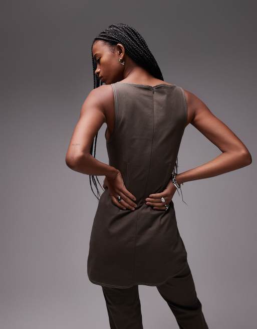 Resume A-line dress in brown - part of a set, 4 of 4