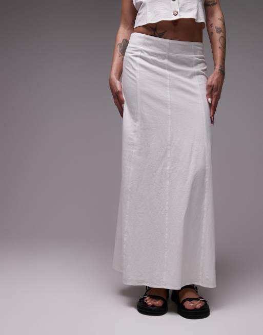 Resume low rise midi skirt in white co-ord, 4 of 4