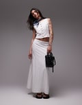 [Résumé] Resume low rise midi skirt in white (part of a set) 36 WHITE