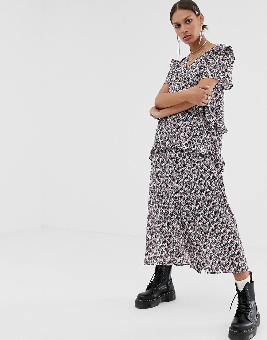 Resume - Oprah - Midi-jurk met bloemenprint-Multi