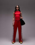 [Résumé] Resume straight leg trackie pants in racing red M Racing red