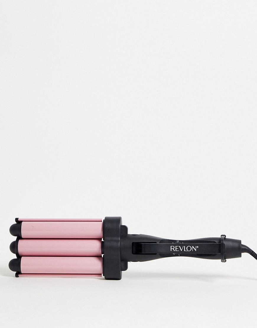 Revlon 3 Barrel Jumbo Hair Waver - Pink-no Color
