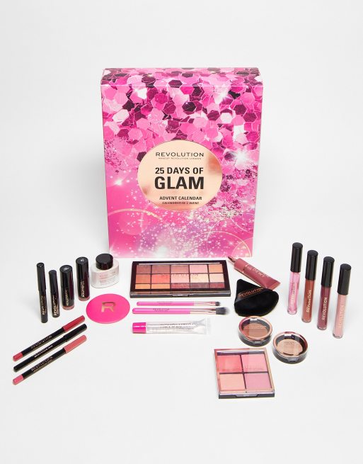 Revolution - 25 Days of Glam - Julekalender med makeup-produkter 