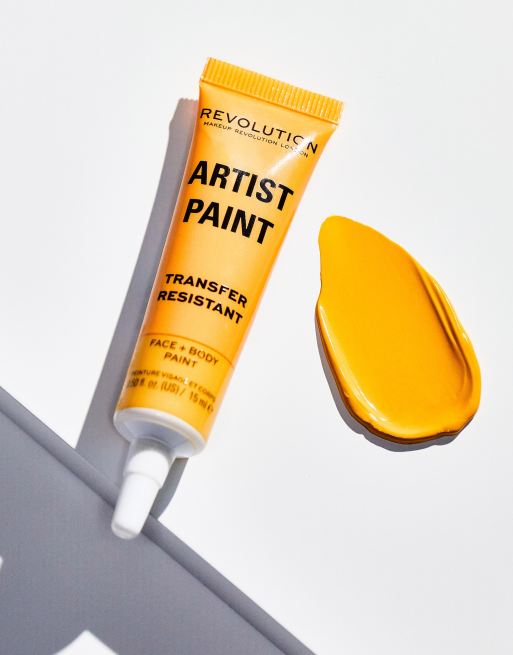Revolution Artist Collection Artist Face & Body Paint Yellow, 3 of 4
