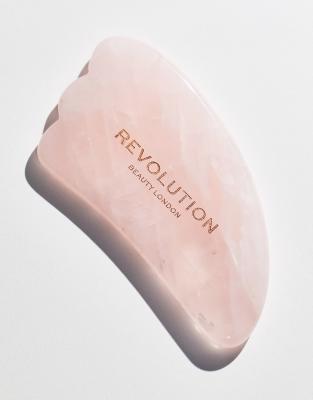 Revolution Beauty - Gua Sha aus Rosenquarz-Keine Farbe