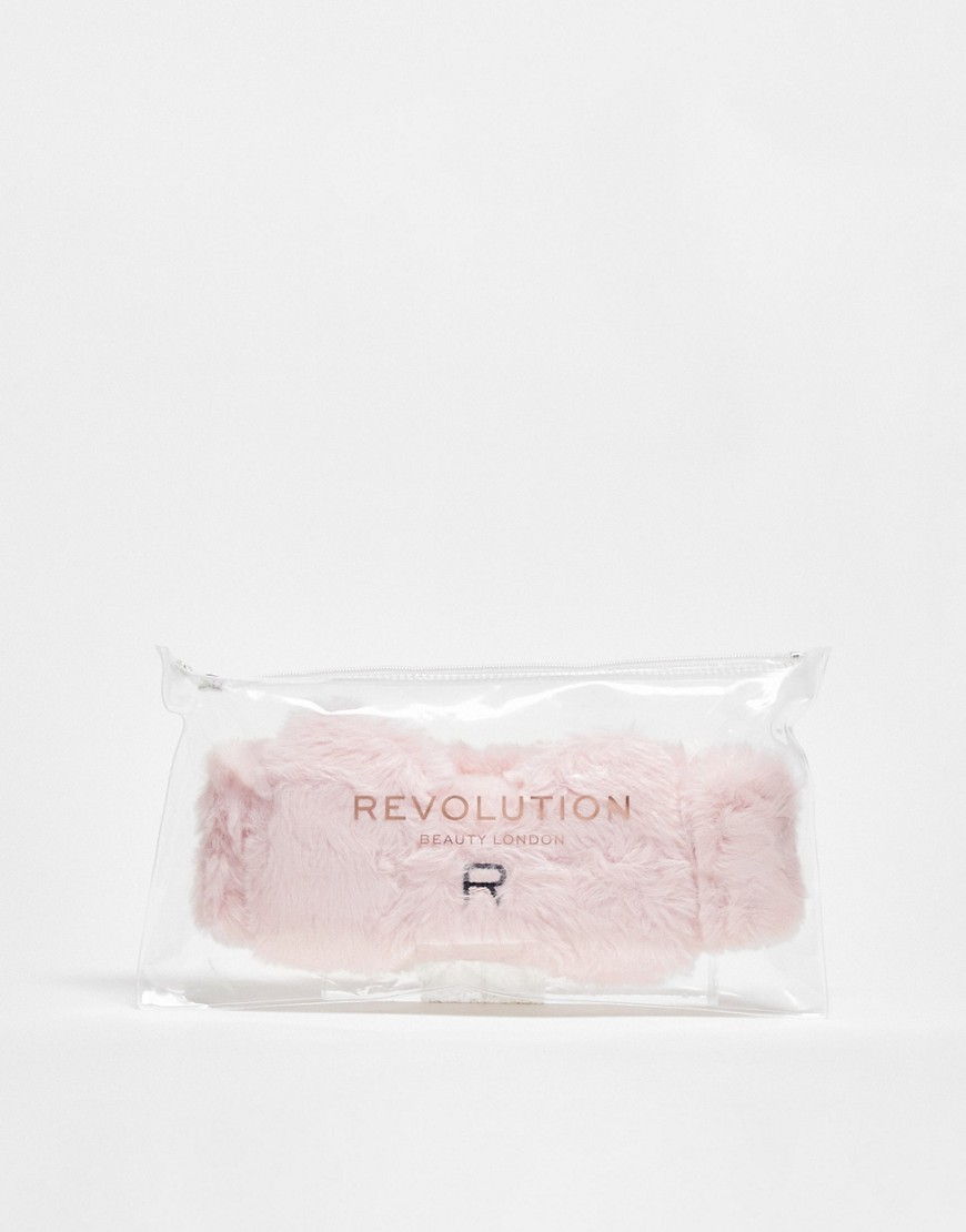 Revolution Beauty Light Pink Headband-No colour