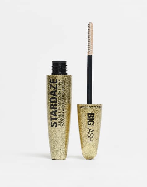 Revolution - Big Lash Stardaze - Mascara Topper met glitter voor haar en wenkbrauwen in Stardust Gold - view 1