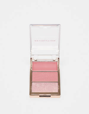 Revolution Blush Icon Palette Aura Points Rose