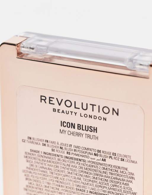 Revolution – Blush Icon Palette – My Cherry Truth – Rougepalett, 4 av 4