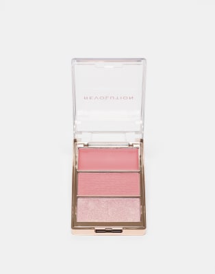 Revolution - Blush Icon - Rouge-Palette - Aura Points Rose-Rosa