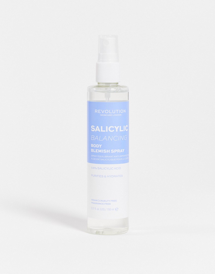 Revolution Body Skincare Salicylic Acid (Balancing) Body Blemish Spray-No colour