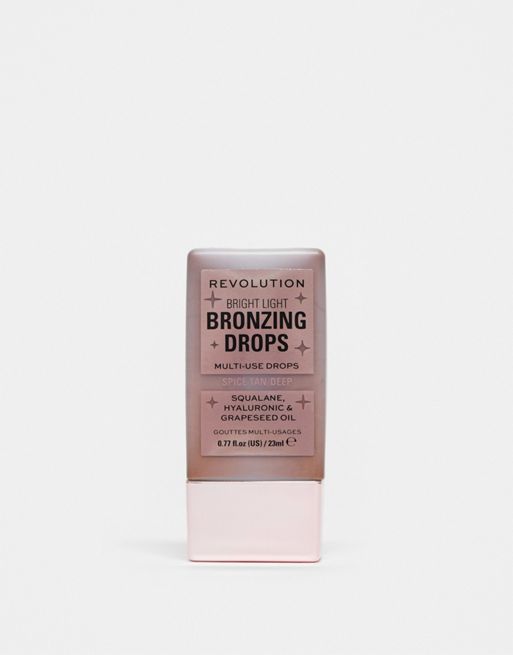 Revolution – Bright Light Bronzing Drops – Bronzer – Deep Bronze Spice