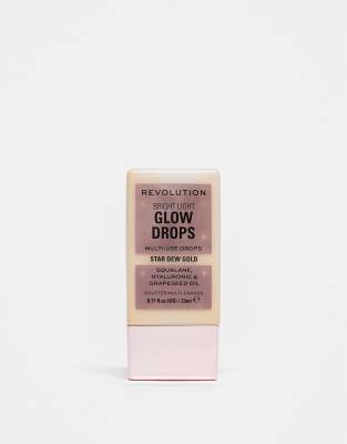 Revolution - Bright Light Glow Drops - Golden Star Dew, Highlighter-Goldfarben