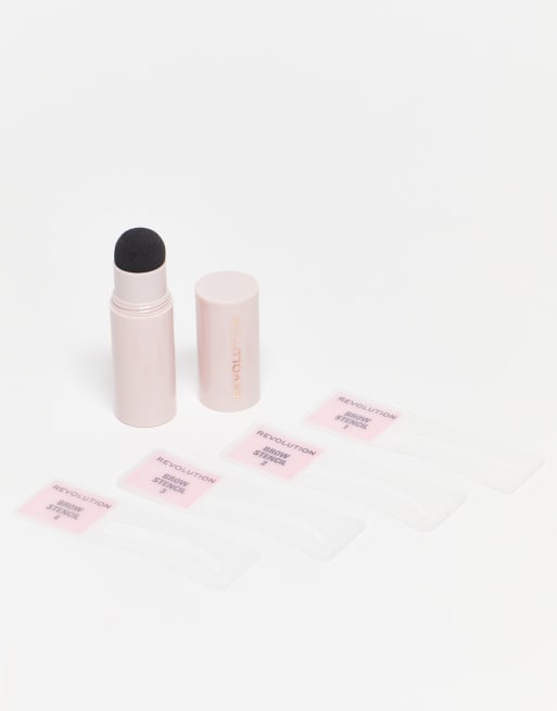 Revolution - Brow Powder Stamp & Stencil Kit - Granite, 3 af 4