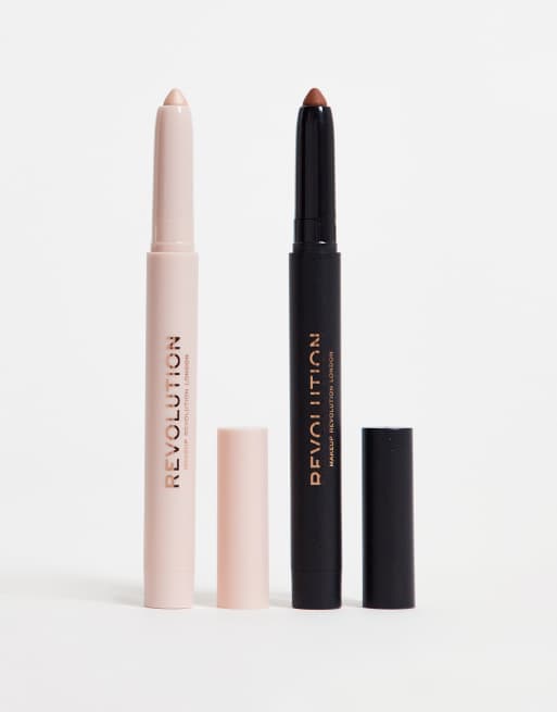 Revolution Contour & Shadow Crayons - Fair to Light