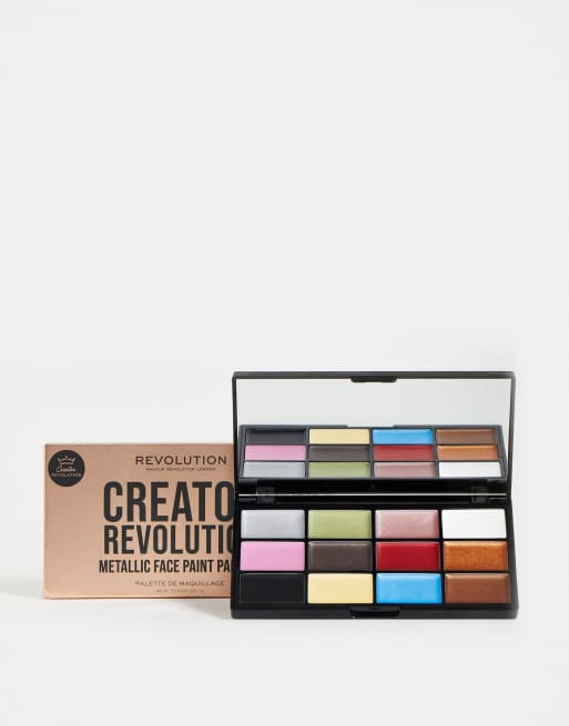 Revolution - Creator Halloween SFX - Palette med metalfarvet ansigtsmaling