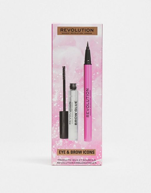 Revolution – Eye & Brow Icons – Gåvoset med eyeliner och ögonbrynsgel