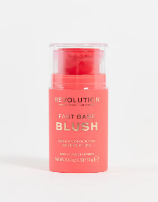 Revolution - Fast Base Blush - Rouge-Stick - Bloom-Rosa