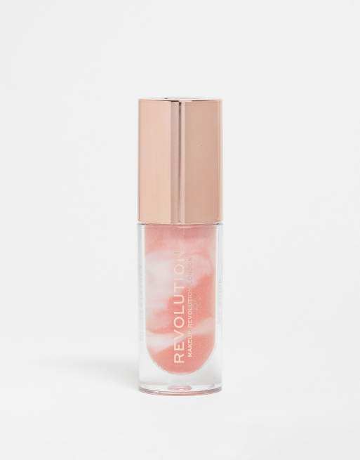 Revolution – Festive Allure Ceramide Shimmer Lip Swirl – Läppglans – Glitz Nude