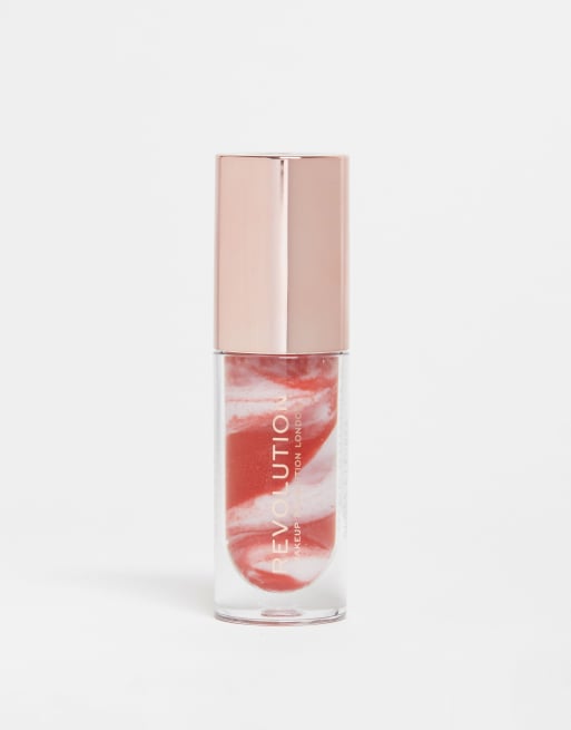 Revolution – Festive Allure Ceramide Shimmer Lip Swirl – Läppglans – Out Out Red