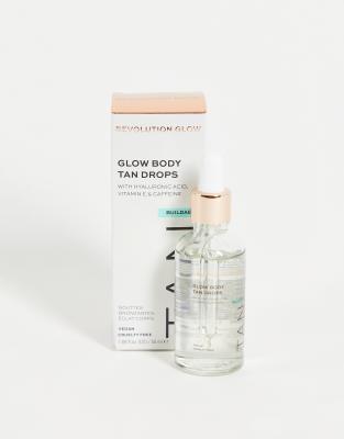 Glow Illuminating Hyaluronic Body Tan Drops-No color