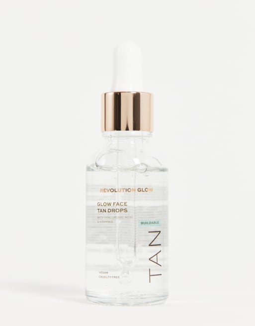 Revolution - Glow illuminating hyaluronic face tan drops - Gezichtsbruinende druppels, 3 van 4