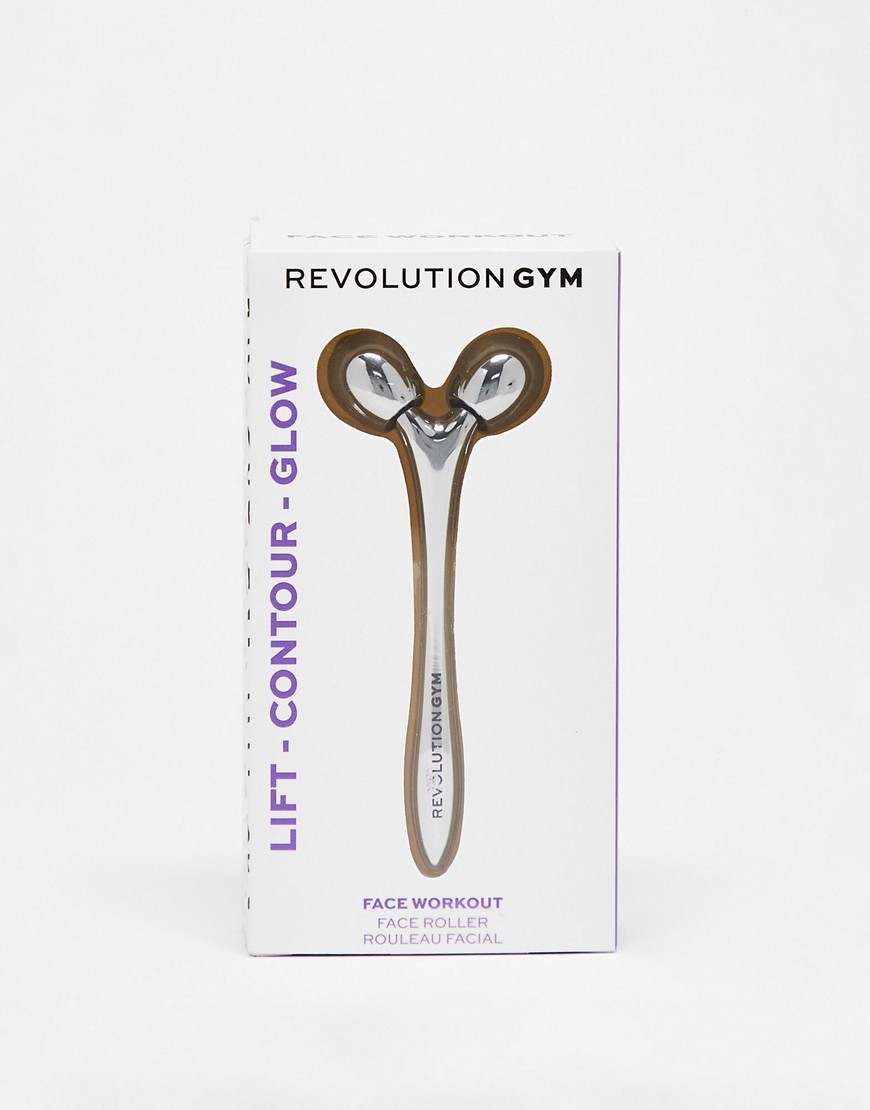 Revolution Skincare Revolution Gym Face Workout Metal Face Roller-No color