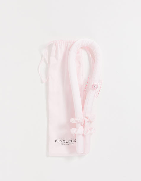 Revolution - Hair Curl Enhance - Fiocco per boccoli in raso rosa - view 1