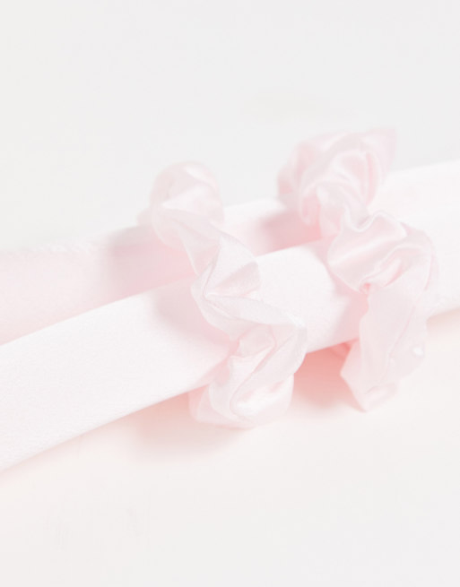 Revolution – Hair – Lockenverstärkendes Lockenwicklerband aus Satin in Rosa, 2 von 4
