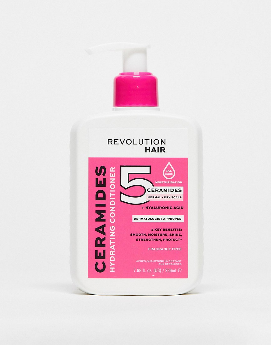 Revolution Haircare 5 Ceramides + Hyaluronic Acid Moisture Lock Conditioner 250ml-No colour