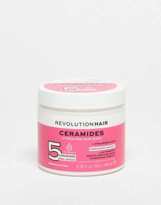 Revolution Haircare 5 Ceramides + Hyaluronic Acid Moisture Lock Hair Mask 200ml - ASOS Price Checker