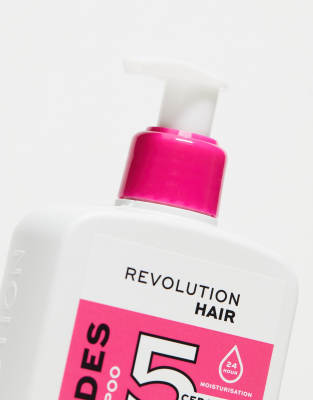 Revolution Hair Care 5 Ceramides + Hyaluronic Acid Moisture Lock Shampoo 250ml-no Color