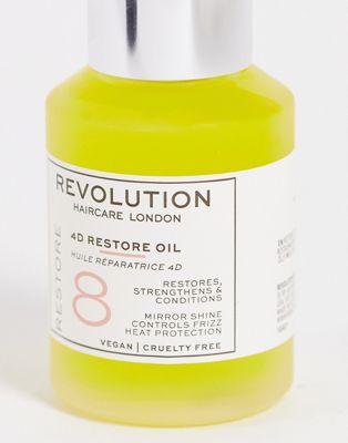 Revolution Haircare 8 4D Restore Oil 30ml - ASOS Price Checker