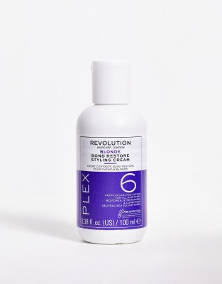 Revolution Hair Revolution Haircare Blonde Plex 6 Bond Restore Styling Cream 100ml-No colour