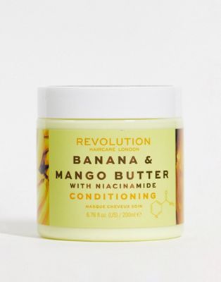 Revolution Haircare Conditioning Banana + Mango Butter with Niacinamide Hair Mask | ASOS