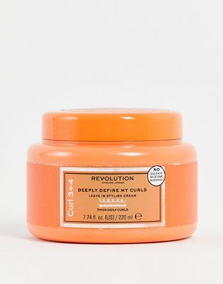 Revolution Haircare Deeply Define My Curls Leave In Styling Cream 220ml | ASOS