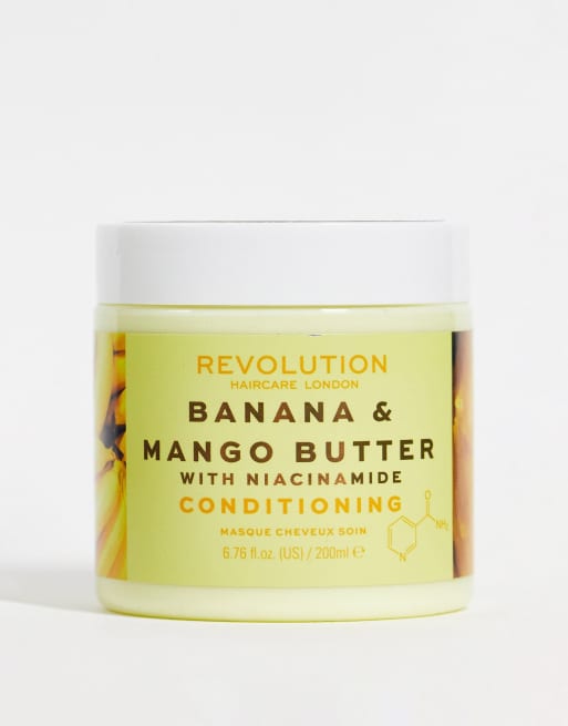 Tal til Necklet Smag Revolution Haircare - Fugtgivende hårmaske med niacinamid og banan- og  mangosmør | ASOS