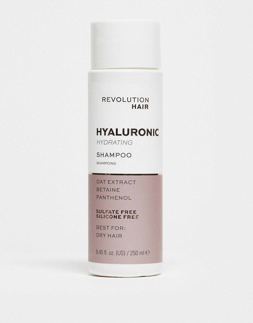 Revolution Haircare Hyaluronic Acid Hydrating Shampoo for Dry Hair 250ml-No colour