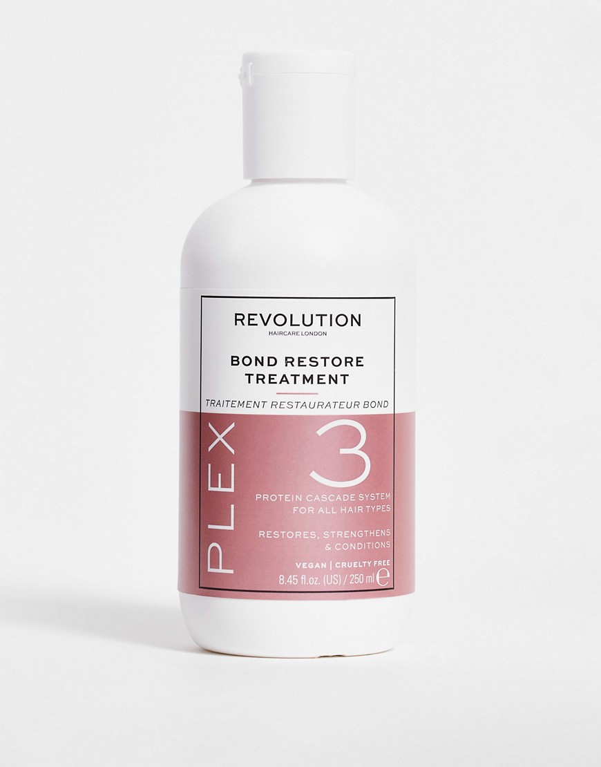Revolution Haircare Plex 3 Bond Restore Treatment 250ml-No colour