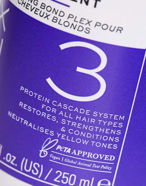 Revolution Haircare - Plex 3 - Soin réparateur pour cheveux blonds - 250 ml, 4 de 4