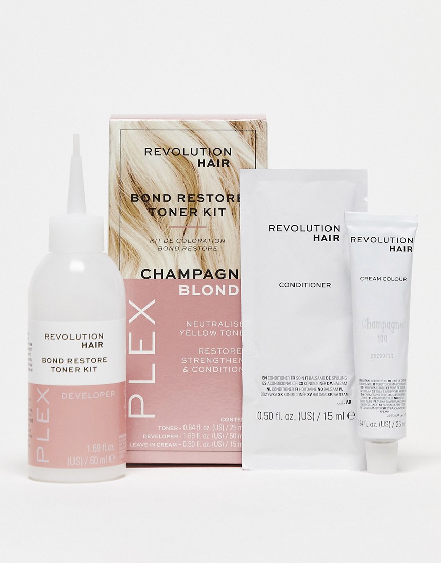 Revolution Haircare Plex Bond Restore Toner Kit - Champagne-No colour