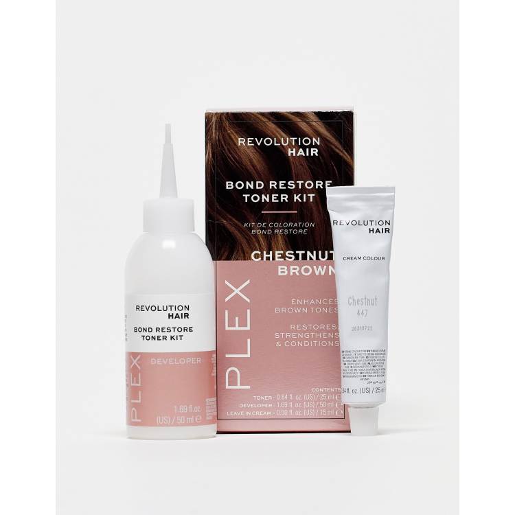 Revolution Haircare Plex Bond Restore Toner Kit - Chestnut | ASOS