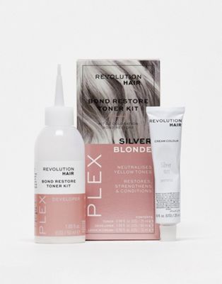 Revolution Haircare Plex Bond Restore Toner Kit - Silver